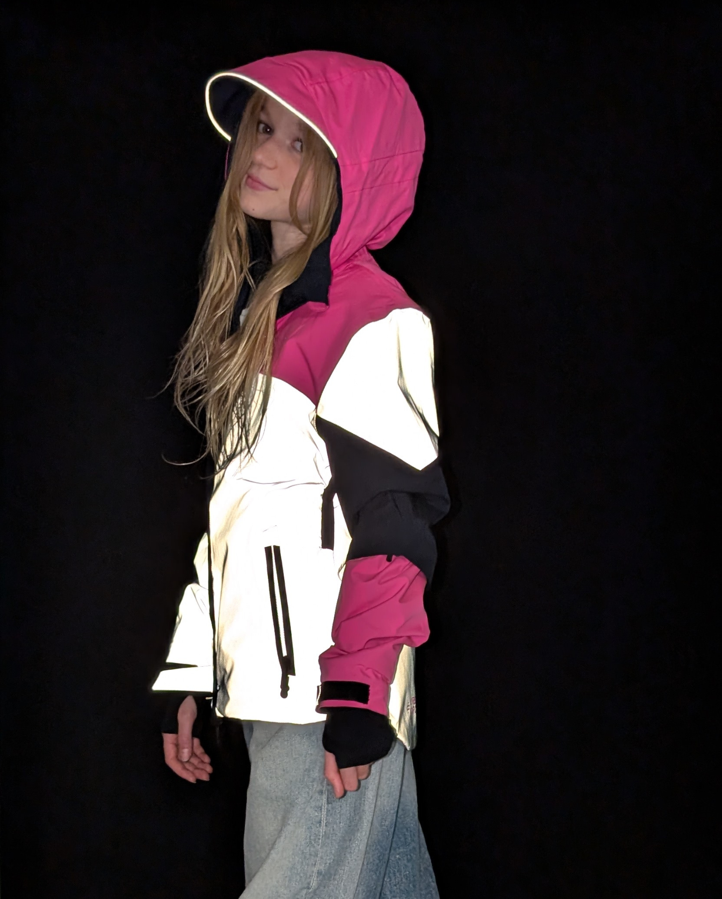 REVERSIBLE AND REFLECTIVE REPOP KID JACKET 