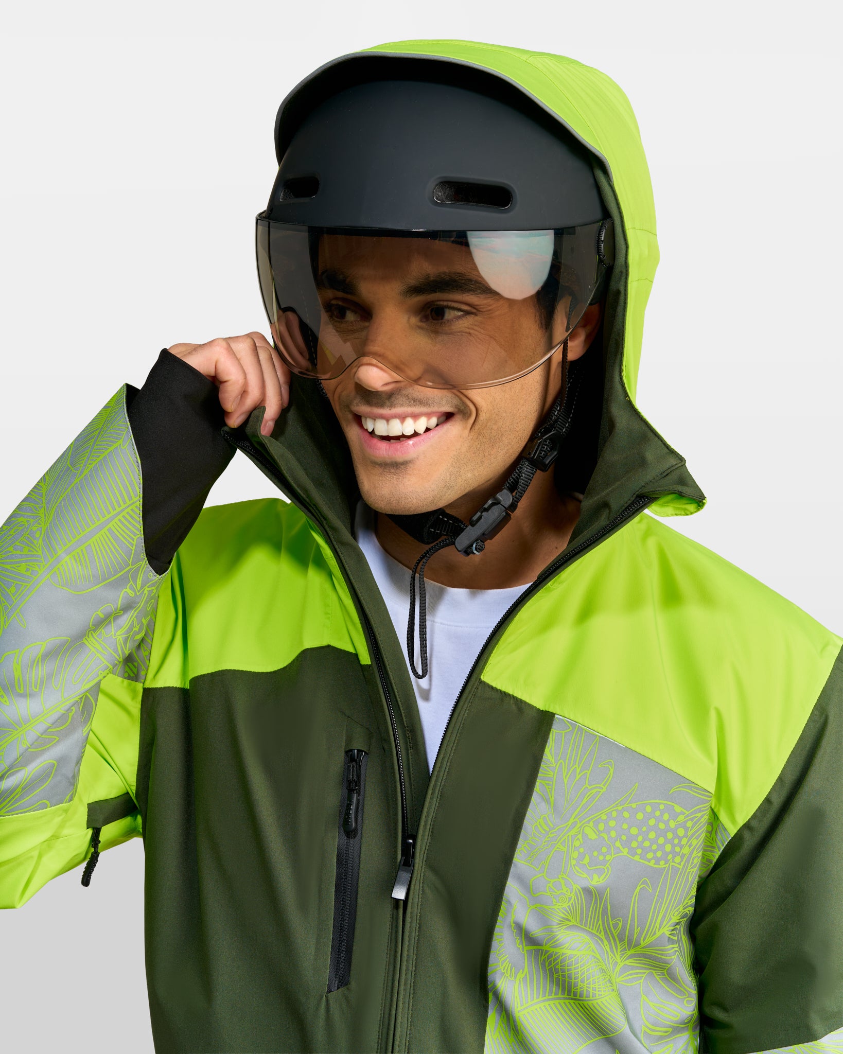 VESTE VISIBLE & RÉVERSIBLE REPOP HIVER MOTIF