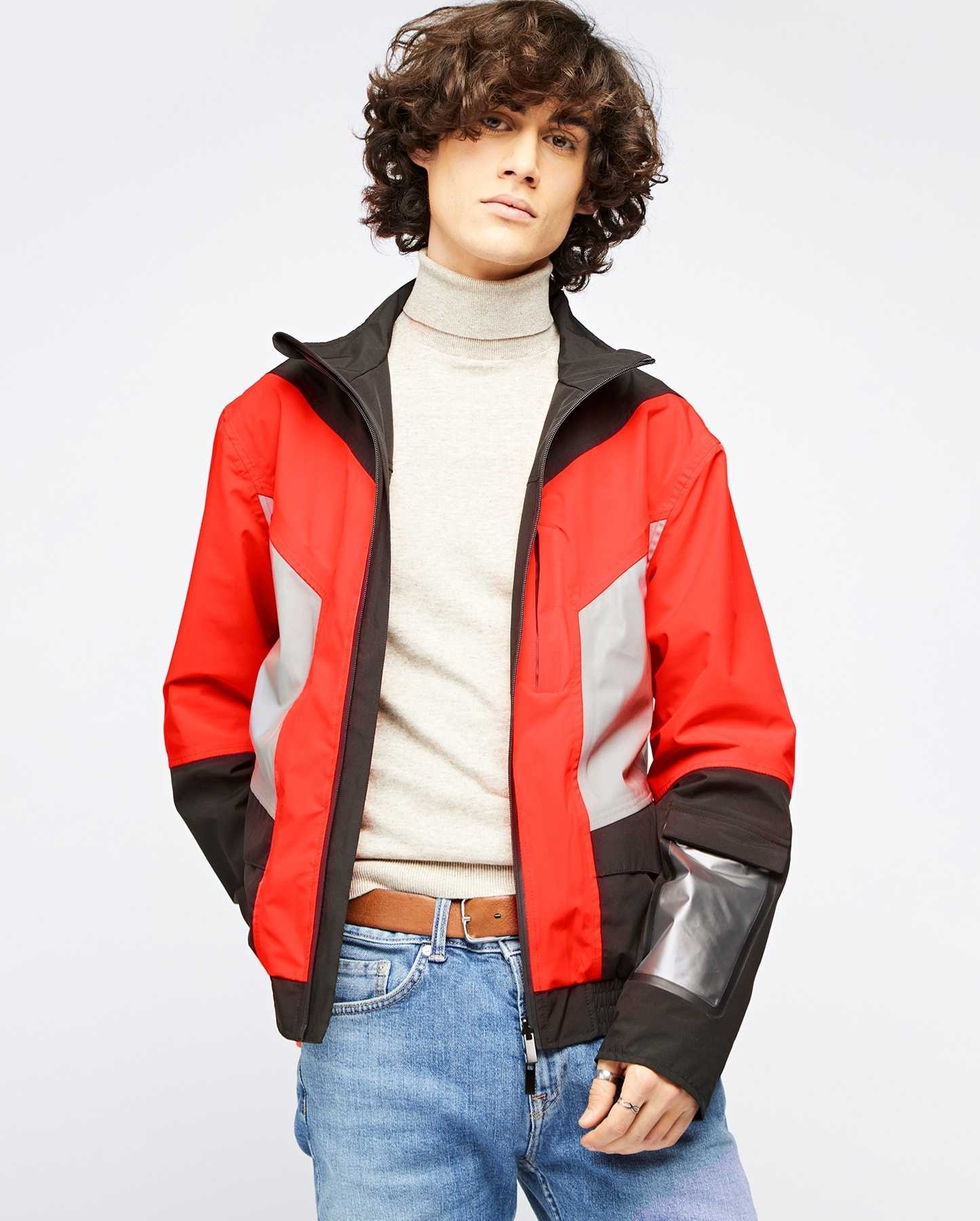 River island hot sale reflective jacket