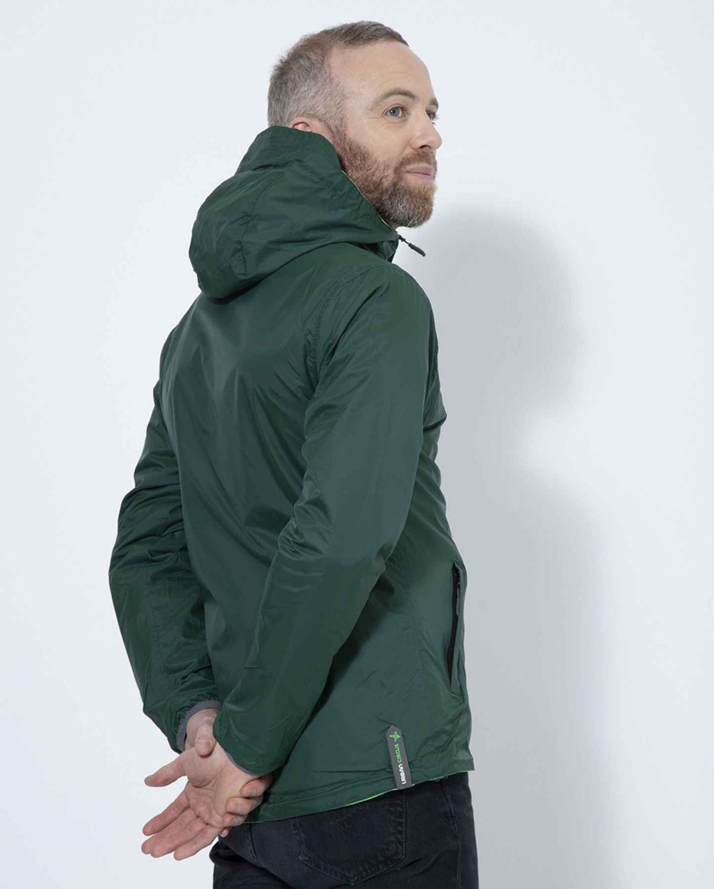 Veste coupe-vent vintage streetwear Alien Nation longue durée décolorée - France